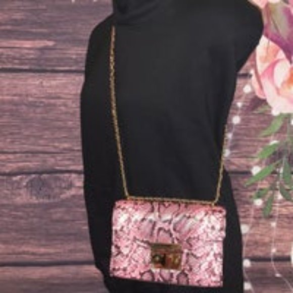 MICHAEL KORS ROSE CARNATION SMALL PYTHON - Picture 3 of 3